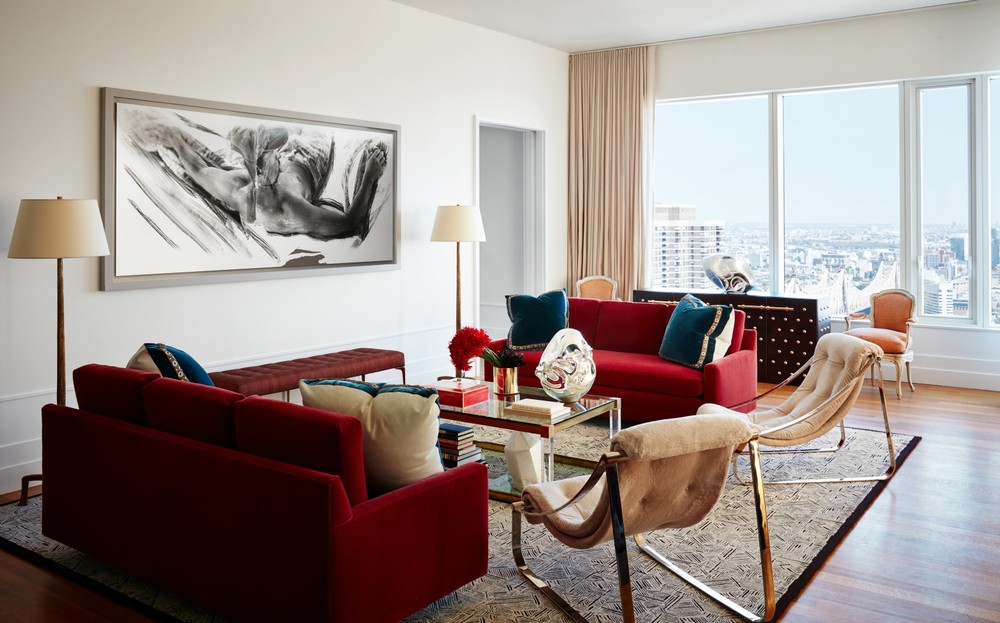 Glamorous Living Room Designs by Robert Couturier