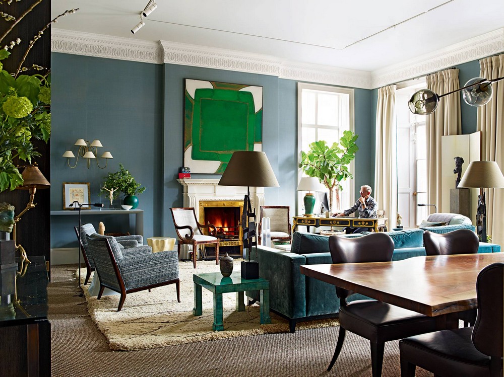 Douglas Mackie: Handsome Interiors, Moody Colors and Deep Comfort