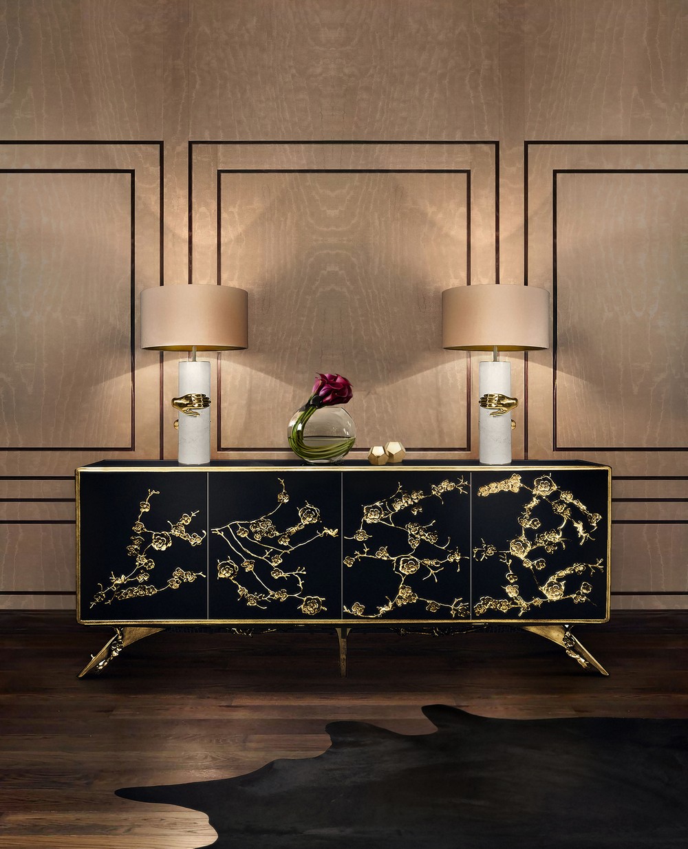 Metallic Black Matte: The Sideboards